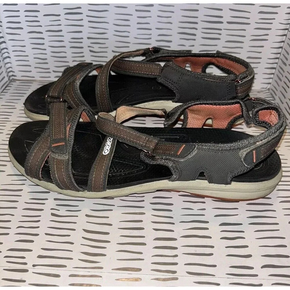 Ecco Powered By Receptor Technology Hiking Outdoor Brown Sandals EU 41 - Picture 2 of 8
